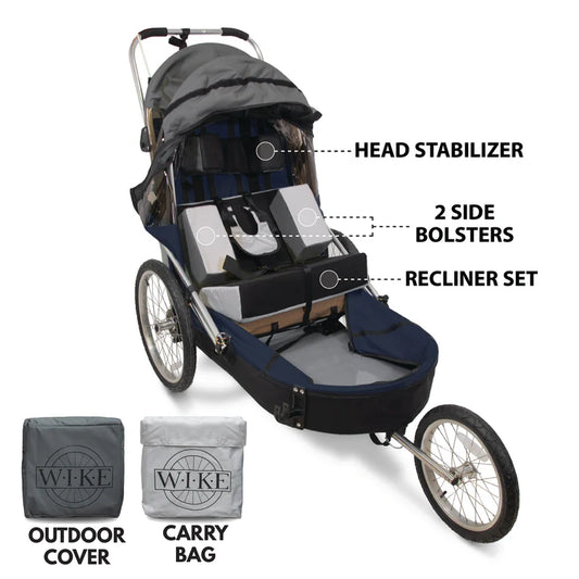 Wike Accessory Set for Special Needs Large Bike Trailer