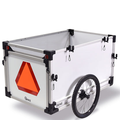 Wike Aluminum Landscaping & Utility Cargo Bike Trailer