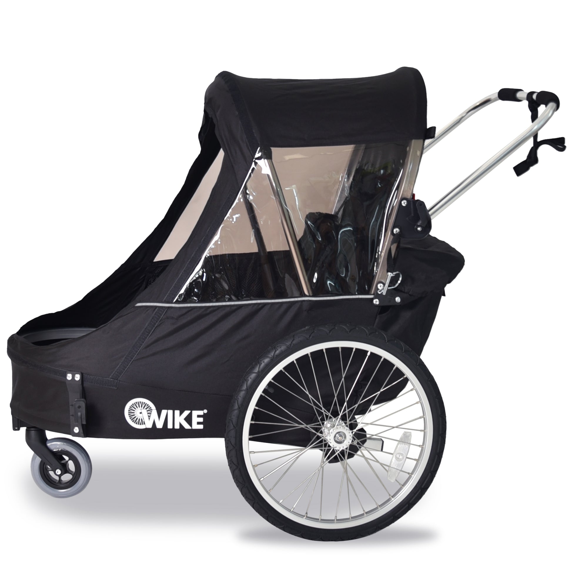 double stroller bike trailer Wike Premium Double Children's Bike Trailer with Stroller & Jogging Ki – Wike Inc. AU