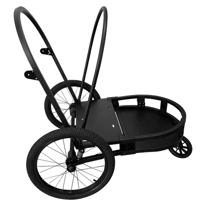 Wike Premium Suspension Bike Trailer – Black - Includes Stroller & Jogger Kit